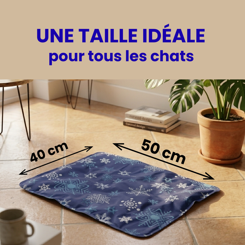 Tapis rafraîchissant chat